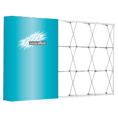 Textilfaltwand | 4 x 3 Felder gebogen | einseitig bedruckt