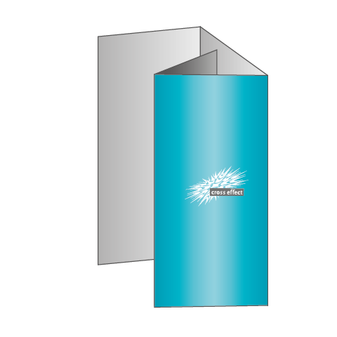 Faltblatt 8-Seiter Wickelfalz